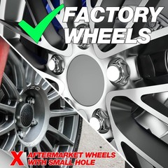 14×1.5 Lug Nuts For Ford F150 2015-2024,Solid One Piece Design Fits F-ord Exp…