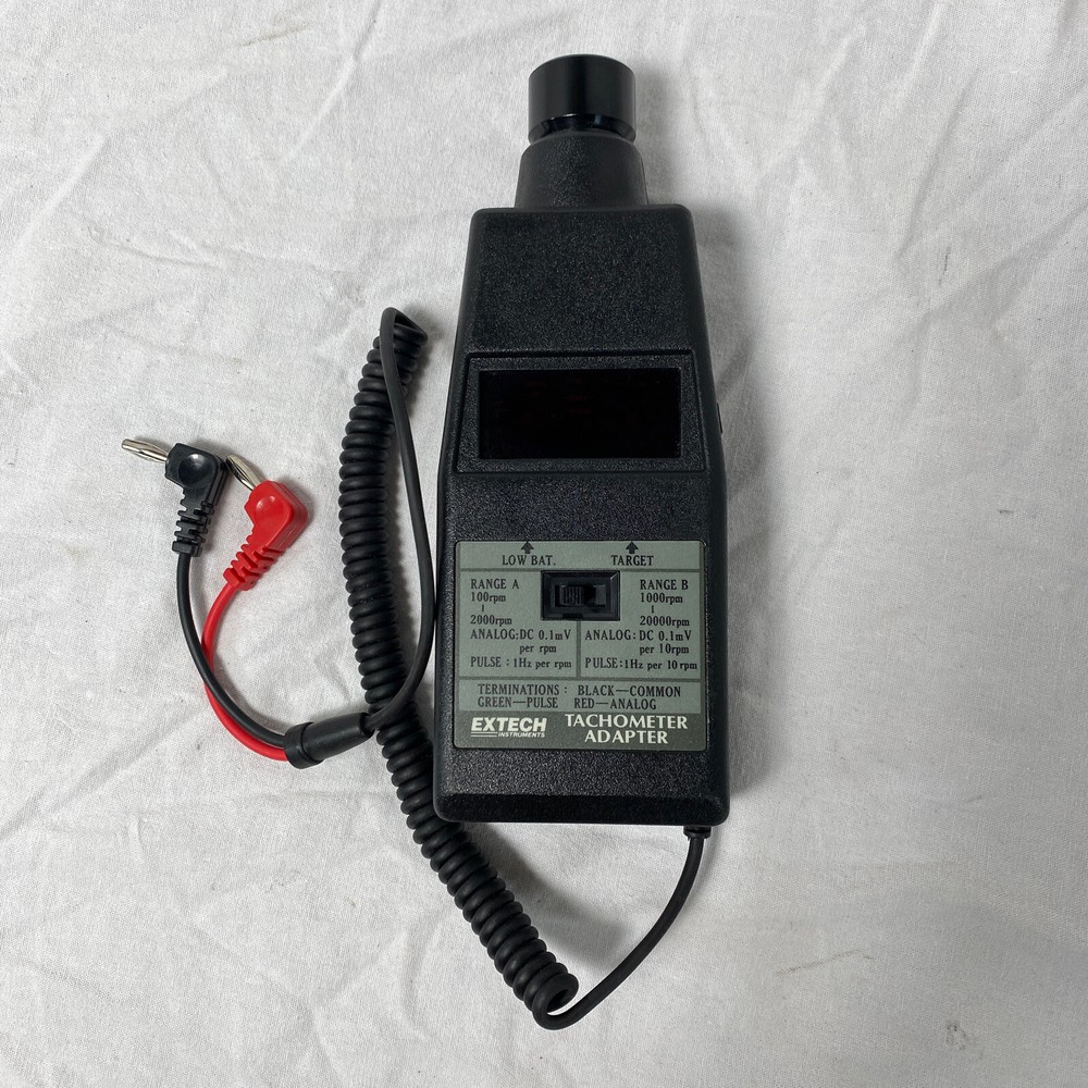 EXTECH Instruments Tachometer Adapter 100rpm – 2000rpm 1000rpm – 20000rpm TESTED
