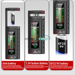 ANENG Digital Universal Battery Tester Checker AA,AAA, 9V,1.5V Button Cell 21700