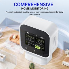 FNIRSI Air Quality Monitor Touchscreen Formaldehyde Detector TVOC Temp Tester