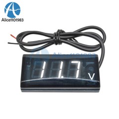 Digital LED Display Voltmeter Voltage Gauge Panel Meter For Car Motocycle 12V