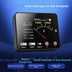 Current Analyzer for Mobile Device Repair Featuring Banana and USB Support