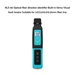 Fibre optic signal identifier tool Red light source integrated detector