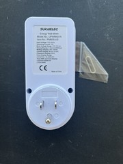 Suraielec Watt Meter Plugin Socket Power Meter Auto