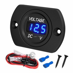 Car Panel Voltmeter Volt Gauge LED Digital Display 12V-24V Motorhome Marine Boat