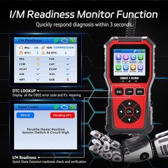 KW330 OBD2 Scanner for Vehicle Identification Number VIN Calibration Numbers