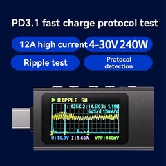 KWS-X1 Meter Type-C Tester Multifunction Digital Display DC Voltage1401