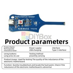 DC 5V Inductor Tester Mainboard Coil Quick Fault Diagnosis Tool Type C Interface