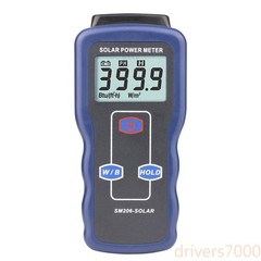Digital Solar Energy Meter SM206 Sun Radiation Tester LCD Display W/m² Btu/ft²