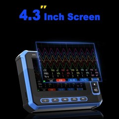 OS Portable 5-Channel Oscilloscope with 4.3 inch Color Display 1MHz BW