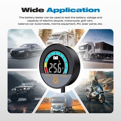 IP67 Waterproof Battery Monitor 12V 24V 36V 48V 60V 72V 84V with Backlight LC…
