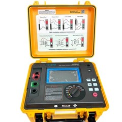 10KV HV Insulation Tester with 250V 500V 1KV 2.5KV 5KV 10KV Test Timer Function