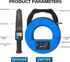 Pipe Locators Precision Blockage Detector for Water Pipes Underground Pipes PVC