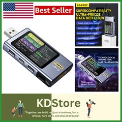 USB Tester 4-28V 7A LCD Multimeter for Fast Charge and Power Measurement