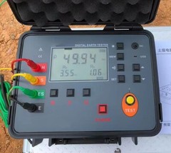 Ground Resistance Soil Resistivity Tester Range 0Ω～30KΩ Test Frequency 128Hz