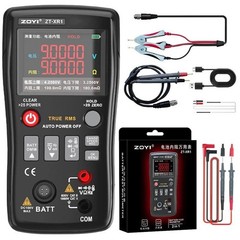 ZOYI ZT-XR1 2-IN-1 Li Battery Resistance Tester 25000 Counts Multimeter + Probe