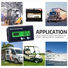Compact Digital Voltmeter for Lithium & Lead-Acid Batteries – Safe & Portable