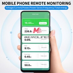 AC70-260V 100A Single Phase Din Rail WIFI Electric Power Meter Energy Wattmeter