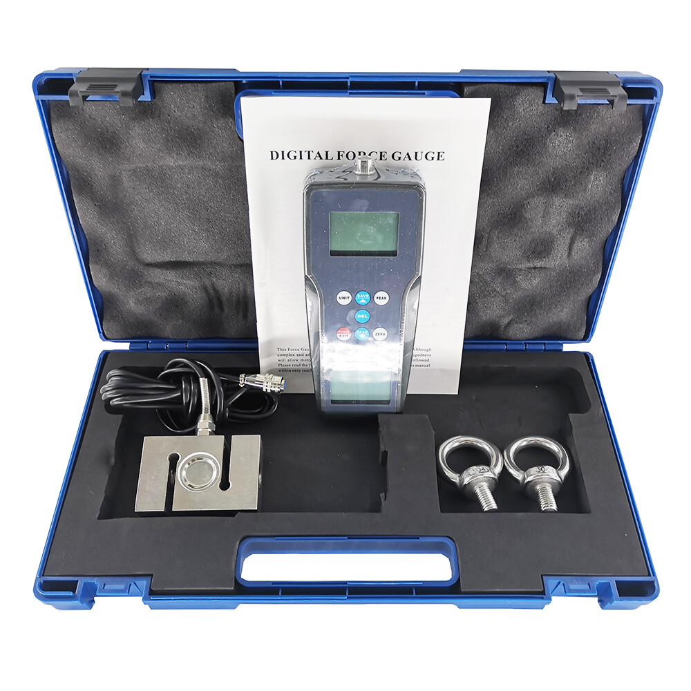 Digital Force Gauge Force Meter With External Sensor ±1000kgf ±9800N ±2200Lbf