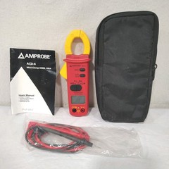 Amprobe ACD-4 Compact 400A Digital Clamp MultiMeter CATIII 600V Leads & Case