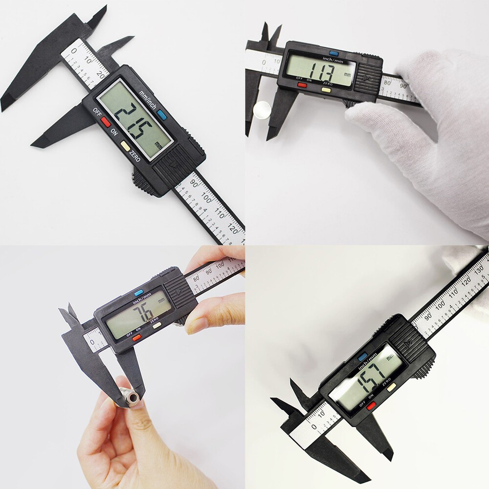US 6″ Micrometer LCD Measuring Tool Caliper Vernier Gauge Metric 150mm 6-inch
