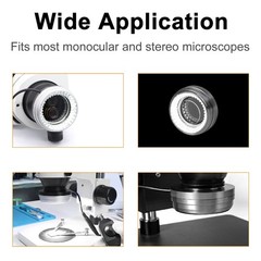 72LED Microscope Light HW241 with 6500K Standard White for Clear Imaging