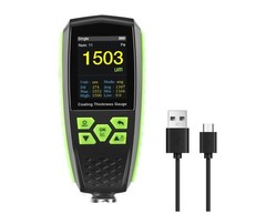 Professional Paint Thickness Gauge, Voice Broadcast Dual-Material Sensing