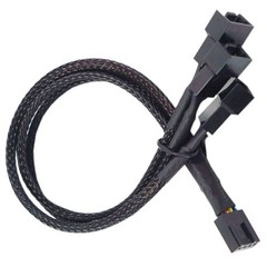 For PC Builds PC Fan Extension 4-pin Cable Adapter Parallel Fan Connection
