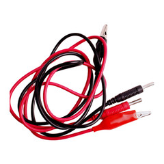 1m Test Cable 10A Red Black with For ALLIGATOR Clip Banana Connector Pair