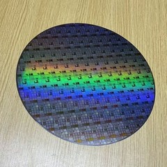 12 Inch Multicolor Silicon Wafer IC CPU Semiconductor Chip With Display Stand