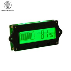 12V 24V 36V 48V 2S~15S Li-ion Lead-Acid Battery Indicator Board LCD Backlight