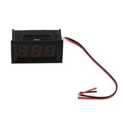 LED Digital DC Voltmeter with Convenient Wiring Reverse Connection Protection