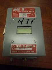 E-MON D-MON A.C. Kilowatthour Meter 4W 277/480V 200A Model# 480200 Used