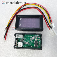 DC 100V 10A Voltmeter Ammeter Blue Red Dual LED Digital Volt Amp Meter Gauge