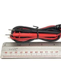 *Banana Connector 1000V Detachable Tip Multimeter Probe Test Lead Black Red Pair