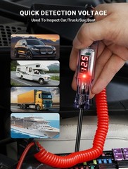 Automotive Test Light with 5-120V LED Digital Voltage Display, Circuit Tester…