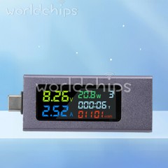 USB TypeC Tester Power Meter DC4.5~50V Digital Multimeter Voltage Current Tester