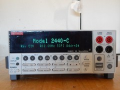 KEITHLEY 2440C Rev C30 SourceMeter, 40V, 5A, 50w w/NIST calibration