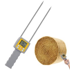 Hay Moisture Tester – Portable Dual Probe Hay Moisture Meter with Temperature…