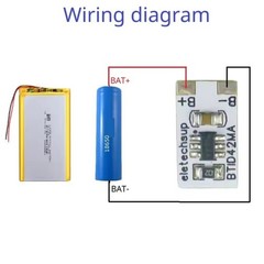 3.7V 4.2V Li Battery LED Indicator Light Module For Efficient Power Management