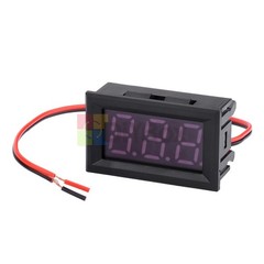 DC 5-120V 0.56″ LED Panel 3-Digit Digital Display Voltmeter Voltage Meter 2 Wire