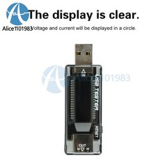 USB Current Voltage Tester USB Voltmeter Ammeter USB Power Detector 4-30V 0-3A