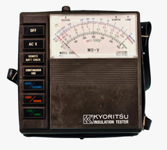 Kyoritsu M-3301,02 Resistance Insulation Meter AC Voltage