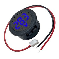 DC5100V for 2 Wire Digital Voltmeter 5 100V DC Round Display Voltage Meter for