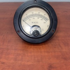 Vintage MA D.C 0-40 VOLTS D.C. 0-150 Meter, WACLINE Mod AED Model 301