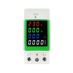 6IN1 100A AC160-275V Voltage Power KWH Electric Power Monitor Messenger3317-