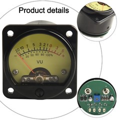 With LED Backlighting Perfect For Home Studio Mixers Advanced VU Level Meter