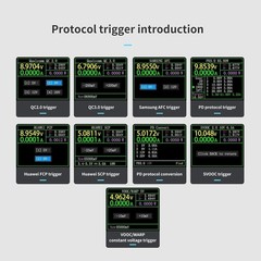 FNIRSI-FNB48S Ammeter Voltmeter Protocol Capacity Tester USB-A Current Voltage