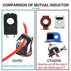 LCD Digital Power Meter with Split Core Transformer