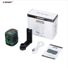 SNDWAY 2 Lines Green Laser Level Laser Self Leveling Vertical & Horizontal Line